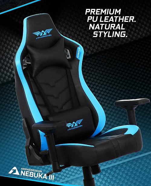 Armaggeddon Gaming Chair  NEBUKA III Maldive Blue