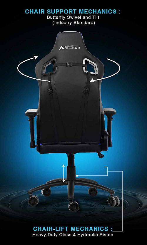 Armaggeddon Gaming Chair  NEBUKA III Maldive Blue