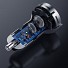 Baseus Digital Display Dual USB 24W Car Charger Black
