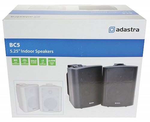 Adastra BC5W 5.25 Indoor Speakers White 100.904UK (PAIR)
