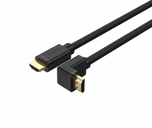 Unitek Y-C1008 HDMI Right Angle 4K/HDR Cable 270 Degrees 2m