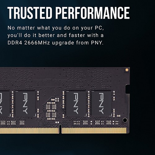 PNY SODIMM DDR4 2666MHz 1x8GB Notebook Memory RAM