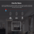 Sonoff T2EU3C-RF Smart Wall Touch Switch White (433MHz remote controller )