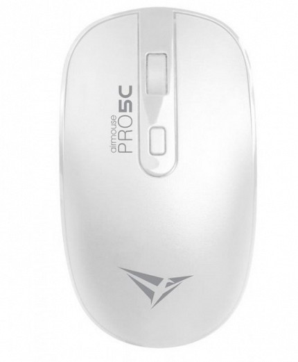 Alcatroz Airmouse Pro 5C Wireless Silent Mouse USB-A & USB-C dongle White