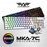 Armaggeddon MKA-7C White Mechanical Gaming Keyboard 104 Blue Keys