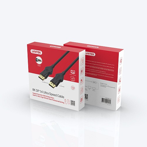 Unitek C1624BK-3M DisplayPort 1.4 Cable 8K 60Hz 3.0m