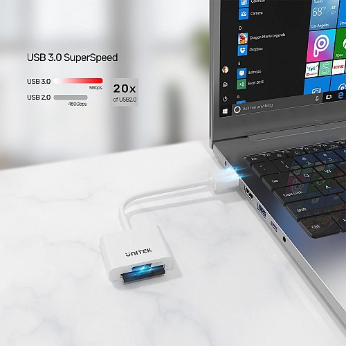 Unitek Y-9321 USB3.0 SD/Micro SD Card Reader