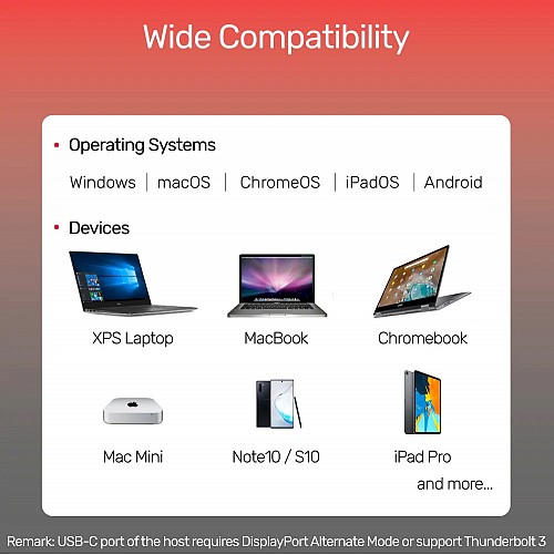Unitek Converter USB-C to VGA Aluminium Braided V1413A