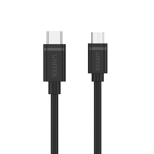 Unitek MC USB-C 2.0 to Micro USB Cable 1.0m Y-C473BK