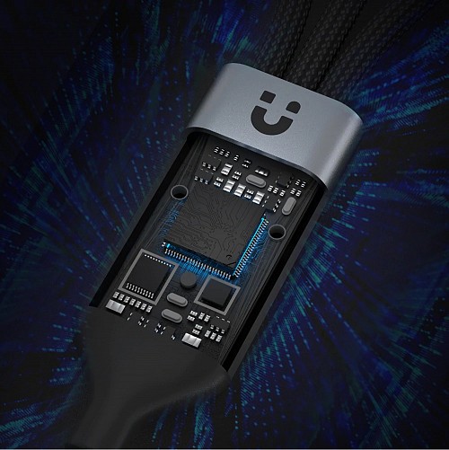 Unitek MC 3in1 Braided USB-C/Lightning/Micro C14101BK-1.5M