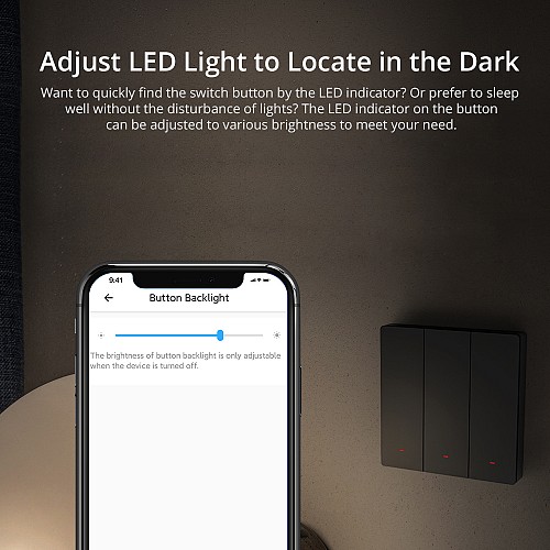 Sonoff M5 UK 1C ( 1 Button ) WiFi Smart Wall Mechanical Switch