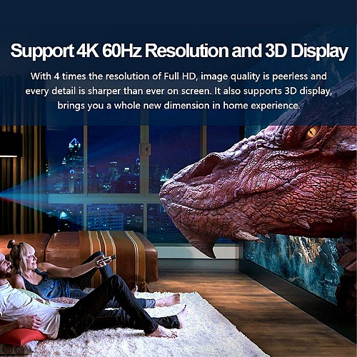 Unitek HC HDMI 2.0 Cable 0.5m Y-C185M