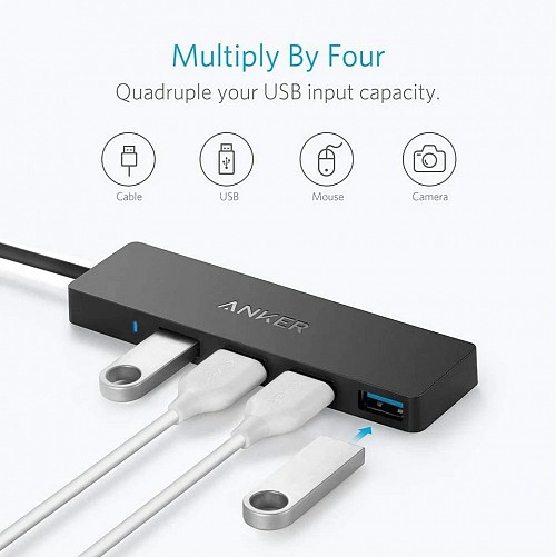 Anker USB-A Hub 3.0 Ultra Slim 4-Ports
