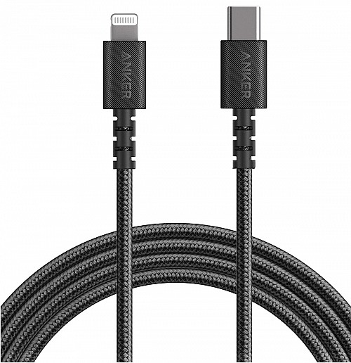 Anker PowerLine Select+ USB-C to MFI Lightning 1.8m Black