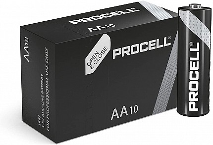 Duracell Procell Industrial AA Batteries Box of 10pcs