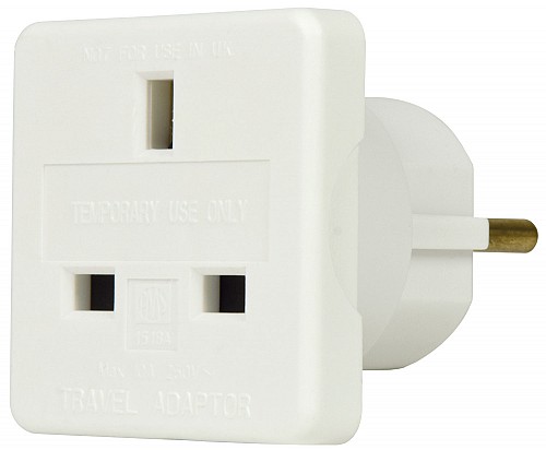 Mercury UK to Schuko Travel Adaptor 429.905UK