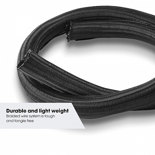 Vogels TVA6202 4 Cables Sleeve 100cm Black