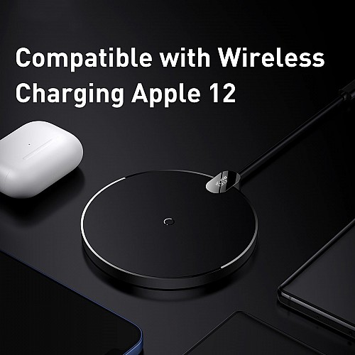 Baseus Digital LED Display Gen 2 Wireless Charger 15W Black