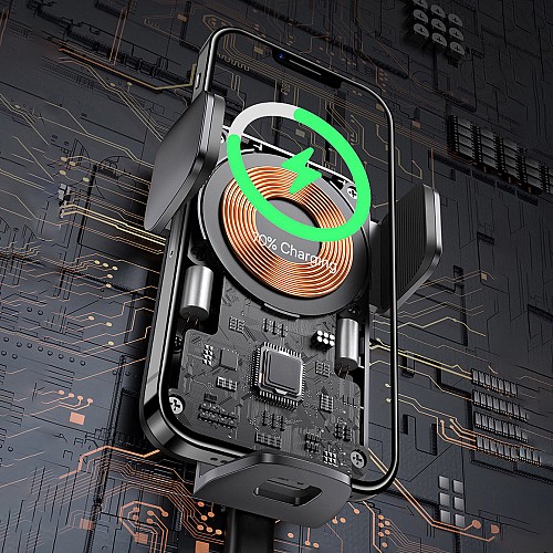 Baseus Wisdom Auto Alignment Car Mount Wireless Charger QI 15W