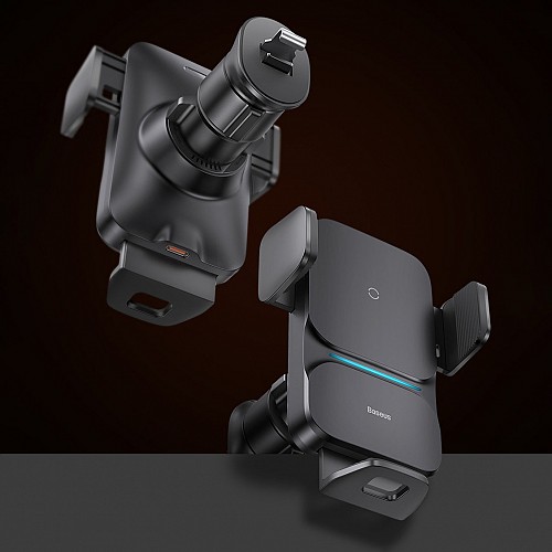 Baseus Wisdom Auto Alignment Car Mount Wireless Charger QI 15W