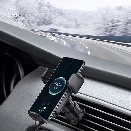 Baseus Wisdom Auto Alignment Car Mount Wireless Charger QI 15W