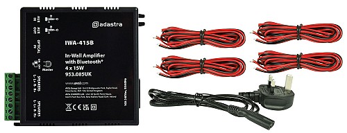 Adastra IWA415B In-Wall Bluetooth Amp 4x15W@4ohm 953.085UK