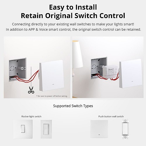 Sonoff ZBMINI-L Zigbee 3.0 Smart Switch
