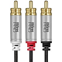 Techlink iWiresPro Subwoofer RCA to 2 RCA 3.0m 711043