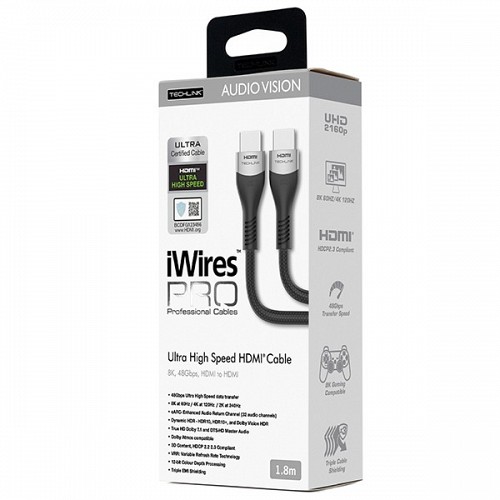 Techlink iWiresPRO 8K HDMI Certified Cable 1.8m 711818