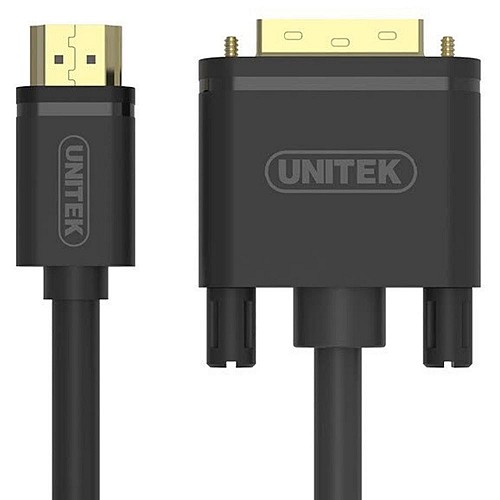 Unitek VC HDMI to DVI 24+1 1.5m Cable (Dual Direction) Y-C217E