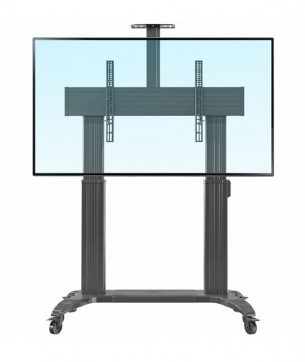 NBMounts TW100 Heavy Duty Motorized TV Trolley Supports up to 110 & 136Kg Max Height 1.7m