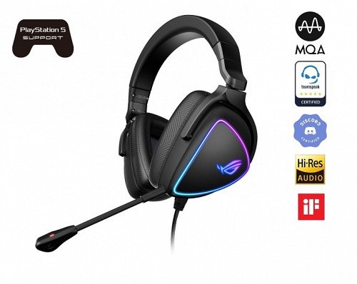 ASUS Gaming Headset USB-C Noise Cancelling Mic RGB ROG Delta S