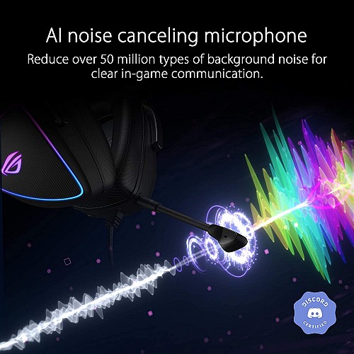 ASUS Gaming Headset USB-C Noise Cancelling Mic RGB ROG Delta S