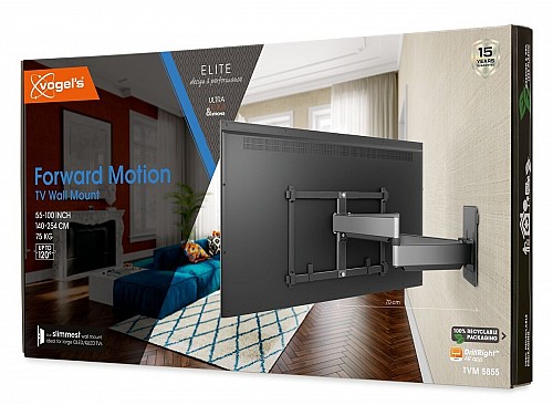 Vogels ELITE TVM5855 TV Wall Mount 60x40 Turn up to 75kg (THIN550 Replacement)