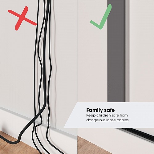 Vogels TVA6000 4 Cables Cover Black