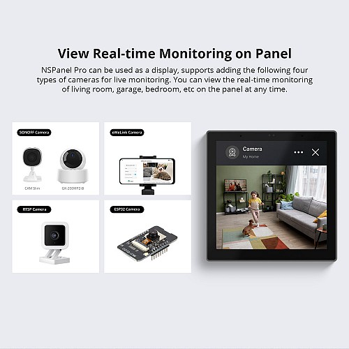 Sonoff Wifi Smart NS Panel Pro with Full Touch Display White