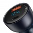 Baseus Digital Display Dual USB Car Charger 63W