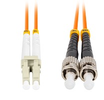 Lanberg Fiber Patch Cord ST/UPC-LC/UPC MM 50/125 Duplex OM2 LSZH 5.0m