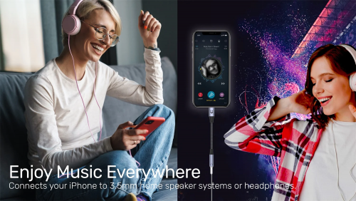Unitek MC Adaptor Lightning to 3.5mm Audio M1208A