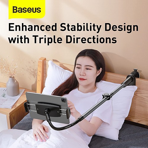 Baseus Stand Tablet with Clamp Rotary Adjustment Grey
