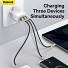 Baseus Charger Wall 30W USB-C/2xUSB-A UK White