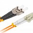 Lanberg Fiber Patch Cord ST/UPC-LC/UPC MM 50/125 Duplex OM2 LSZH 1.0m