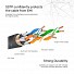 Unitek CAT7 Patch Cable SSTP 0.5m black C1808HBK
