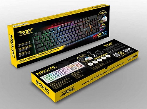 Armaggeddon MKA-7C White Mechanical Gaming Keyboard 104 Blue Keys