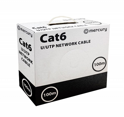 Mercury Cat6 UTP CU Ethernet Cable 100m 808.030UK