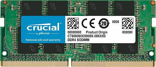 Crucial RAM SODIMM DDR4 3200MHz 8GB Laptop/NUC CT8G4SFRA32A