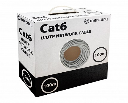 Mercury Cat6 UTP CU Ethernet Cable 100m 808.030UK