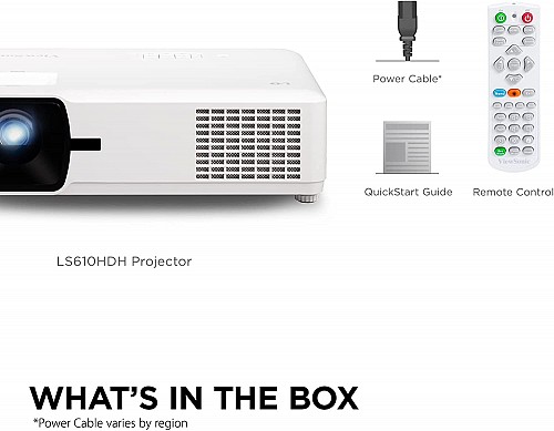 Viewsonic Projector LS610HDH 1080p LED Business/Education 4000 Lumens