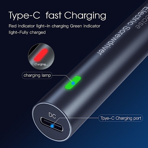 Noyafa Screwdriver Pen Cordless Electric Precision Tool with 24 Magnetic Bits and LED NF-N30