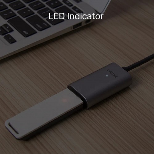 Unitek UCE USB-A 2.0 Active Extension Cable Alum 5.0m Y-271